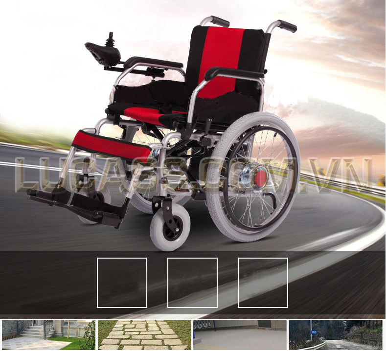 Xe lăn điện XE-110A với 2 động cơ mạnh mẽ