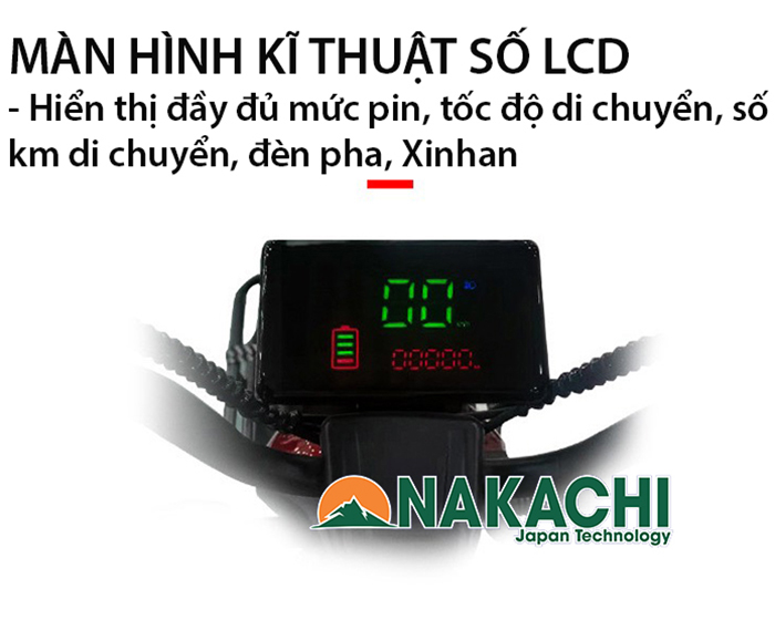 m&agrave;n h&igrave;nh xe điện 3 b&aacute;nh NC-X03