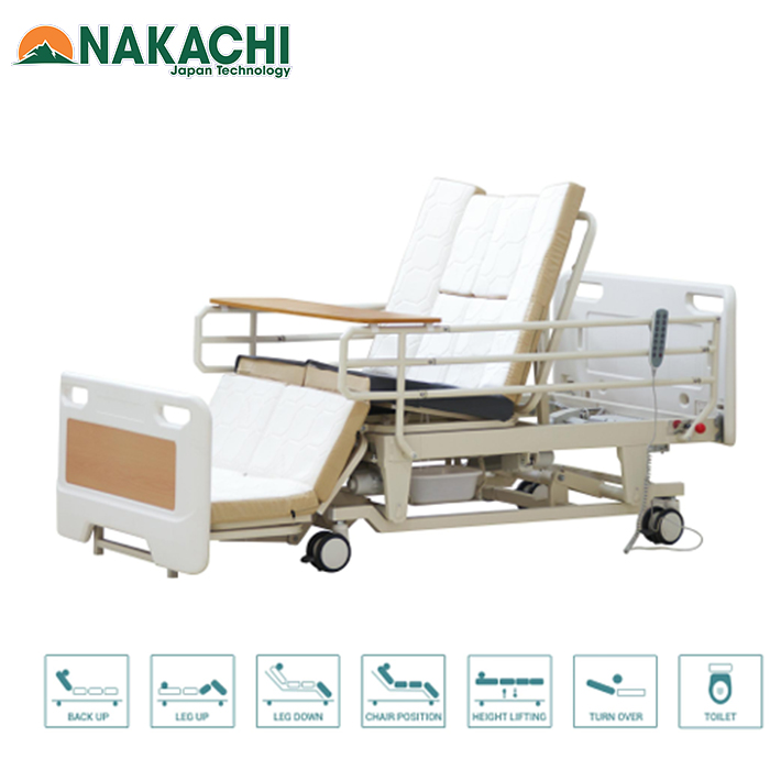 Giường Bệnh Đa Năng Nâng Hạ Chiều Cao Nakachi NC-BVH07